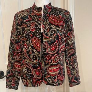 Elegant Paisley Women's Blazer